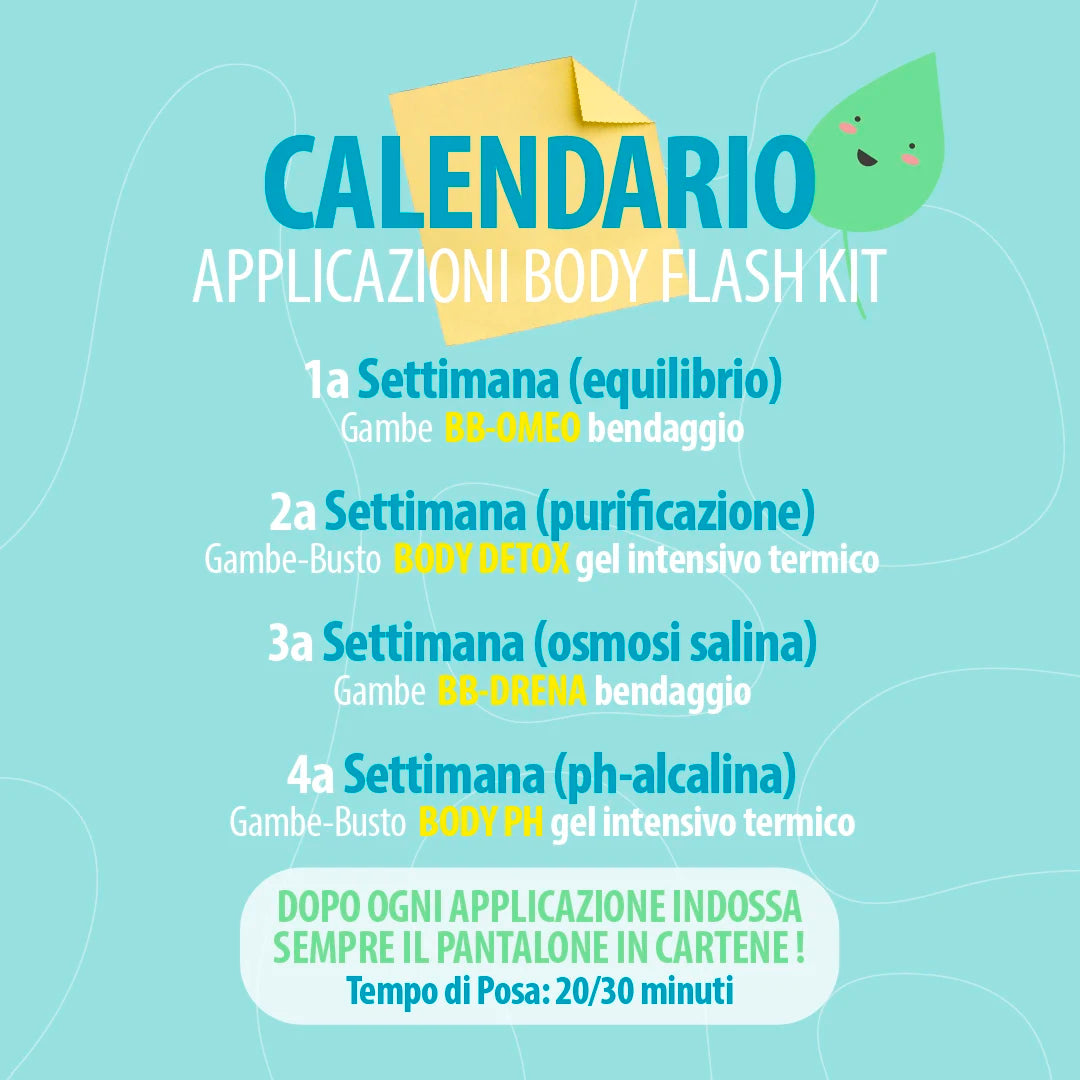 DETOX - Body Flash - 4 Sedute Trattamento Corpo